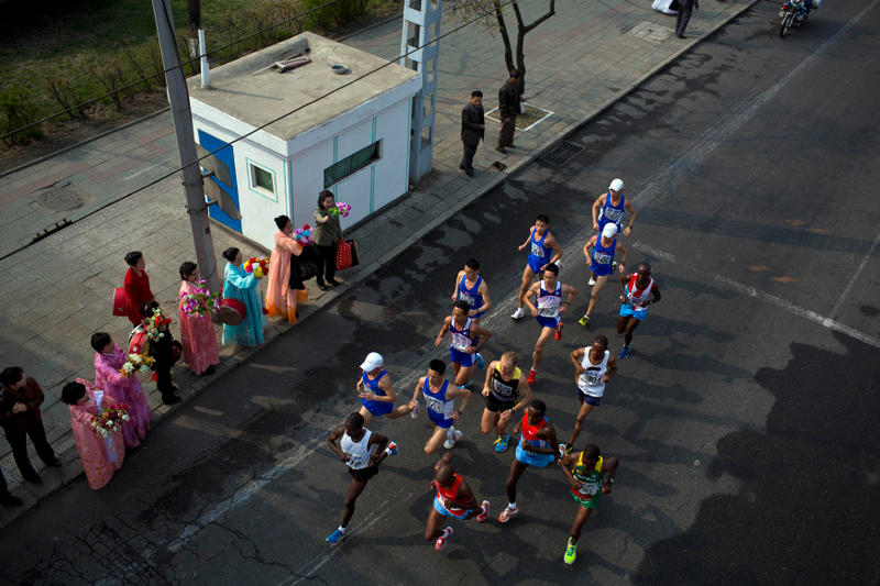 Illustration for article titled Scenes From North Korea's Marathon